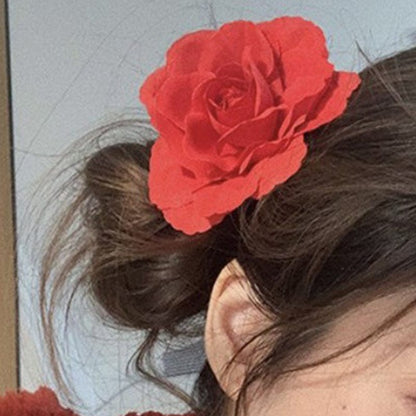 Large Rose Hair Clip丨Lemonschunks