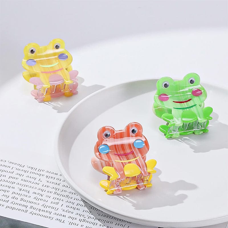 Mini Coral Frog Hair Claw丨Lemonschunks