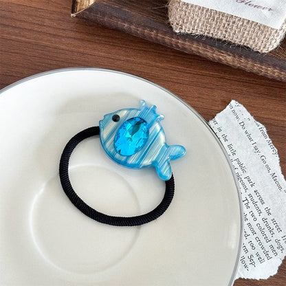 Sky Blue Pufferfish Hair Tie丨Lemonschunks