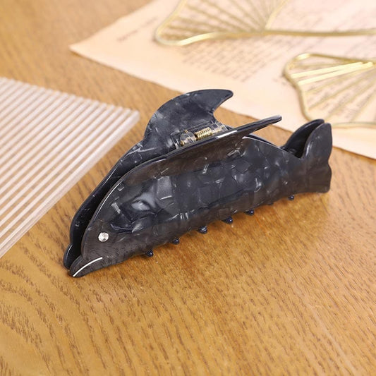 Large Black Dolphin Hair Claw丨Lemonschunks