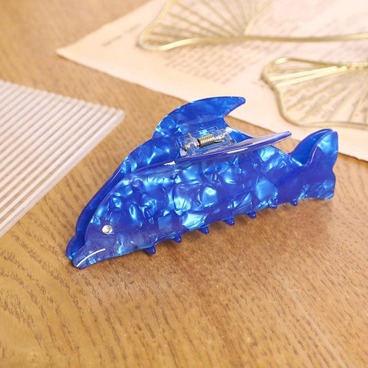 Large Blue Dolphin Hair Claw丨Lemonschunks
