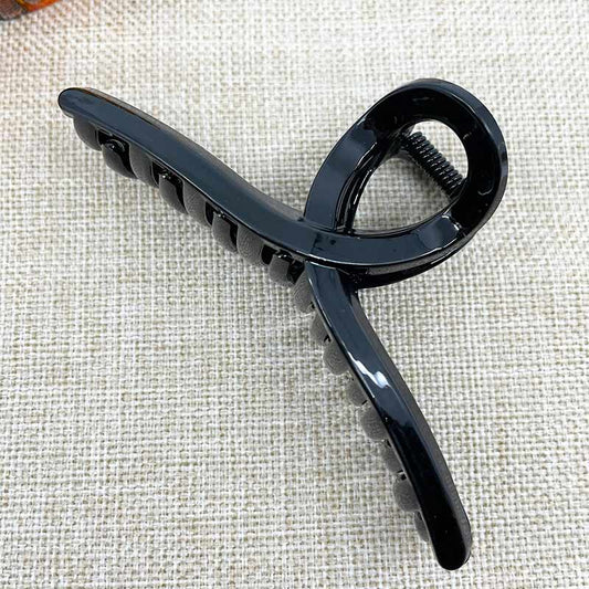 Large Black Cross Hair Claw for Thick Hair Grabing Tightly丨Lemonschunks