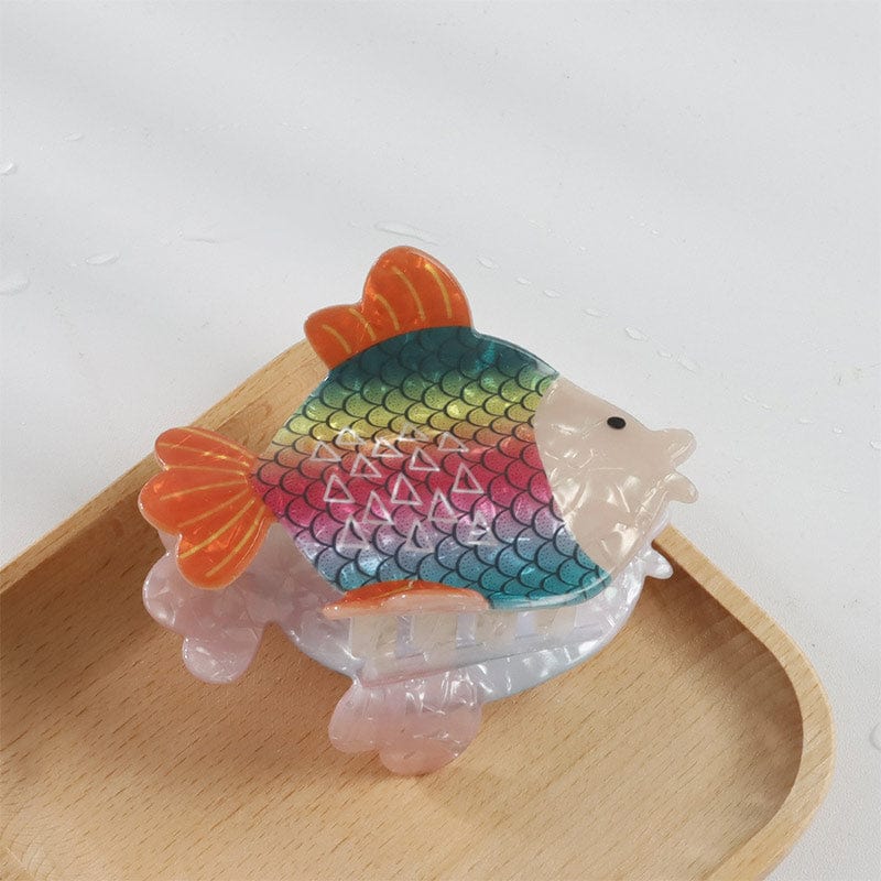 Medium Colorful Goldfish Hair Claw丨Lemonschunks