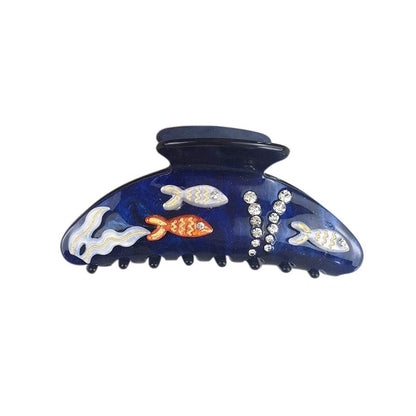 Large Sky Blue Fish Tank Hair Claw丨Lemonschunks