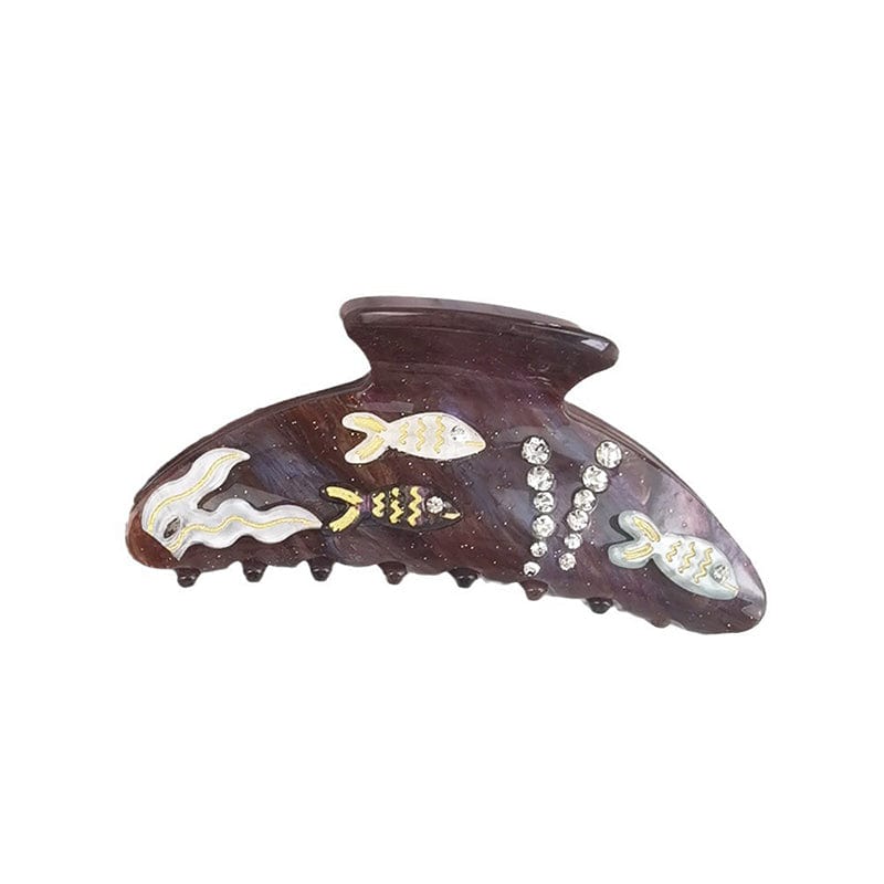 Large Sky Brown Fish Tank Hair Claw丨Lemonschunks