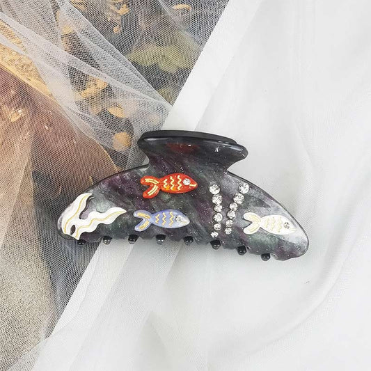 Large Sky Jasper Fish Tank Hair Claw丨Lemonschunks