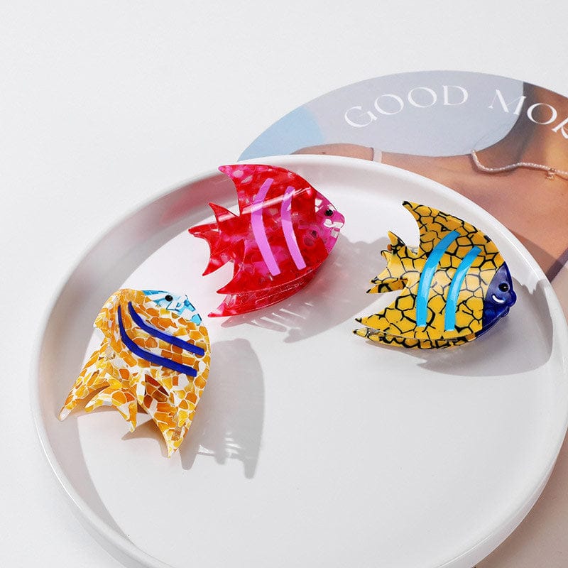 Orange Angelfish Hair Claw丨Lemonschunks