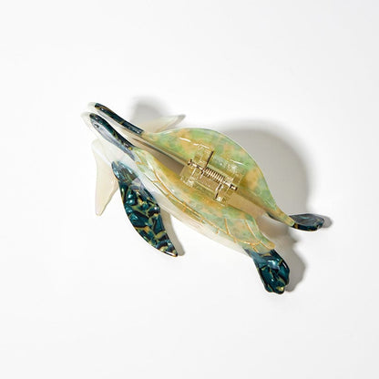 Jumbo Green Sea Turtle Hair Claw ClipsحNueShiny