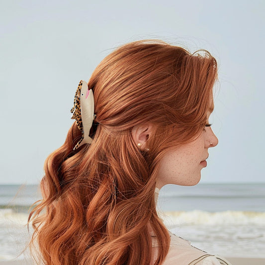 Jumbo Tortoiseshell Shark Hair Claw ClipsحNueShiny