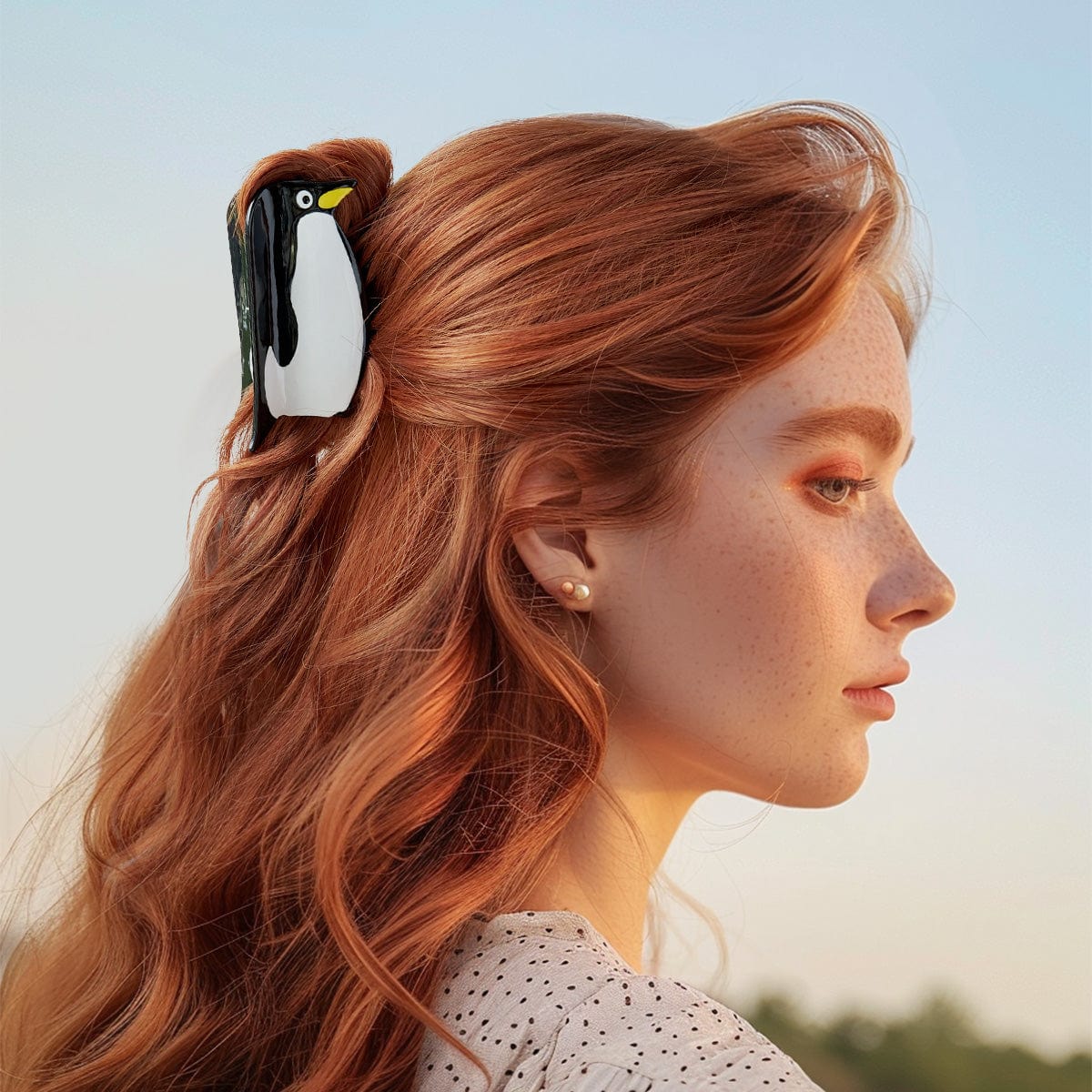 Jumbo Penguin Hair Claw丨Lemonschunks