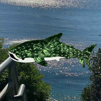 Large Green Whale Shark Hair Claw Clips | NueShiny - Fhunks