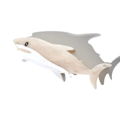 Jumbo Tan Shark Hair Claw ClipsحNueShiny