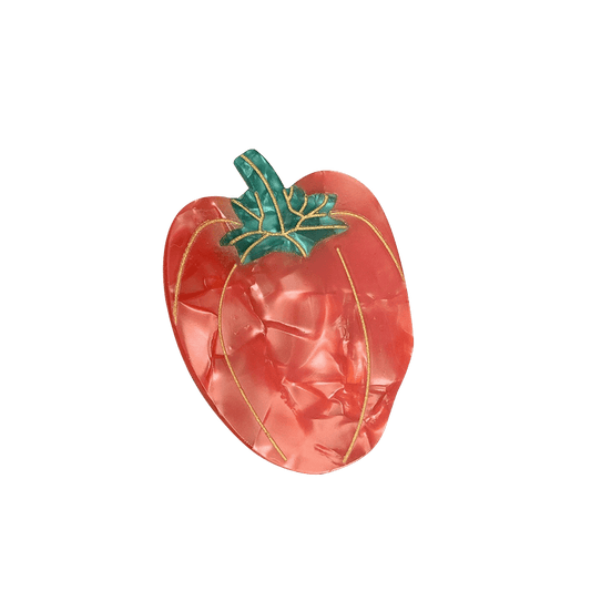 Small Red Bell Pepper Hair Claw