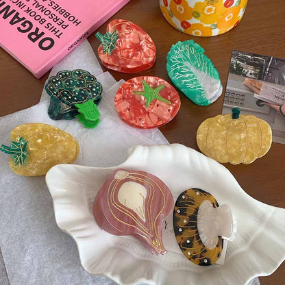 Small Light Pink Onion Hair Claw