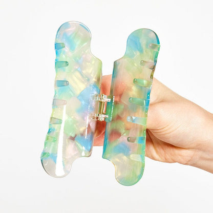 Large Iridescent Hair Claw