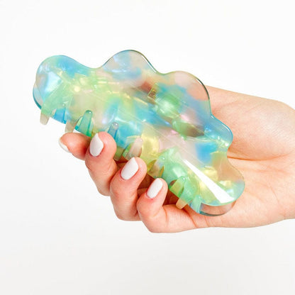 Large Iridescent Hair Claw