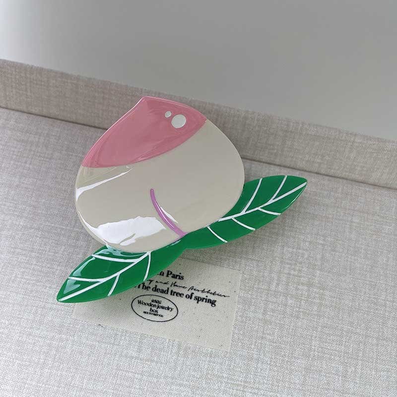 Medium Pink Peach Hair Claw