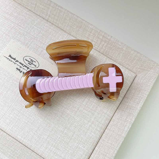 Jumbo Caramel Wheel Hair Claw