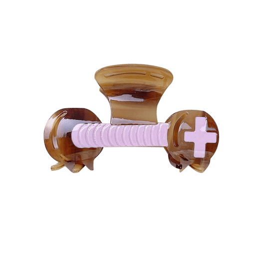 Jumbo Caramel Wheel Hair Claw