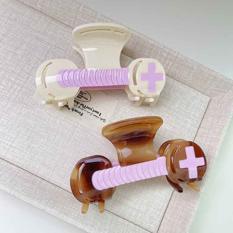 Jumbo Caramel Wheel Hair Claw