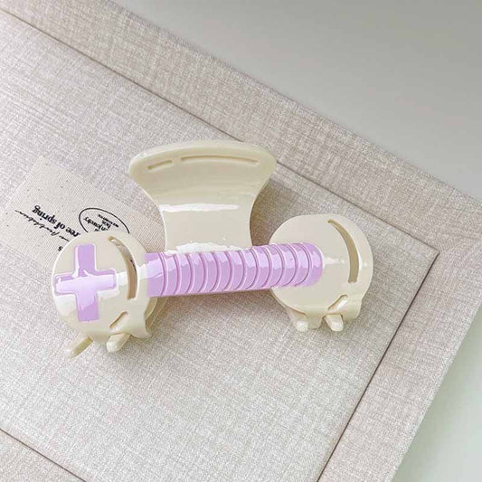 Jumbo Caramel Wheel Hair Claw