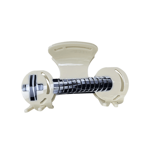 Jumbo Rice Black Wheel Hair Claw