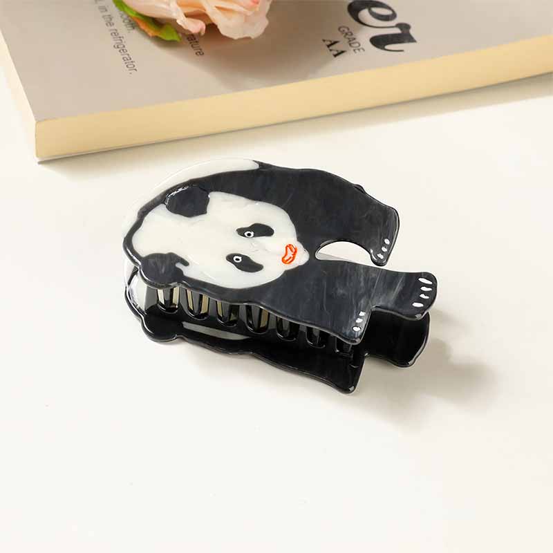 Medium  Cute Glow In The Dark Giant Panda  Hair Claw