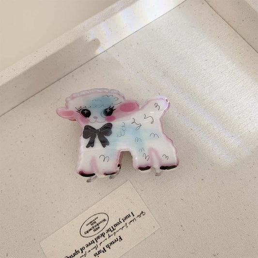 Medium  White Lamb Hairpin