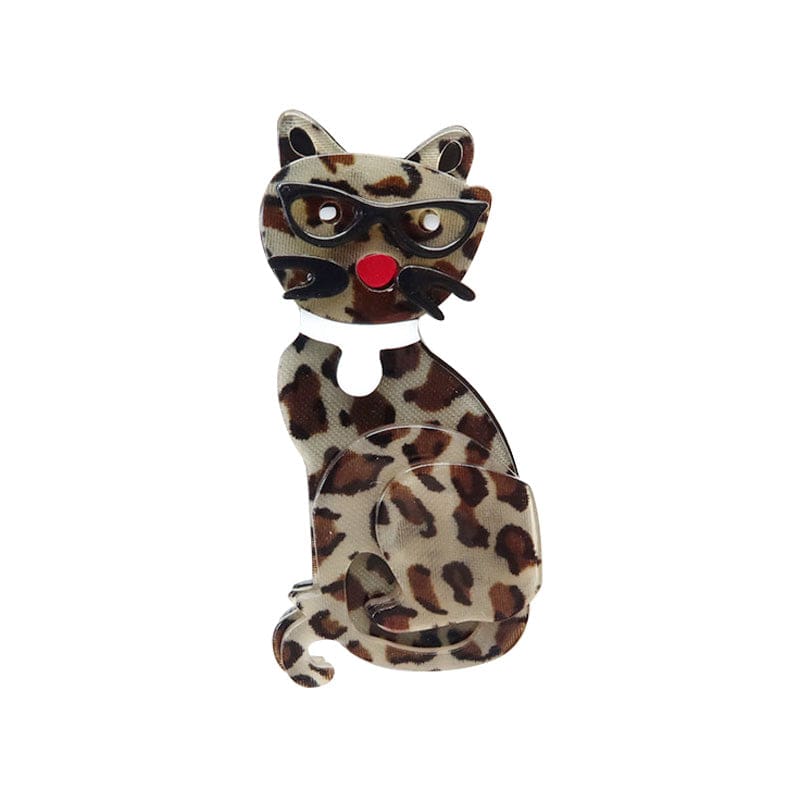 Striped Cat Brooch