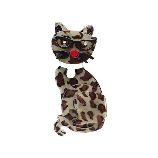 Striped Cat Brooch