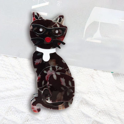 Black Cat Brooch