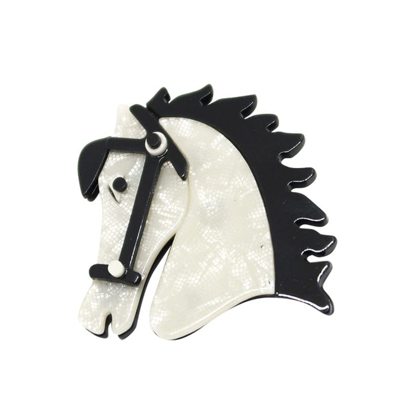 White Horse Brooch