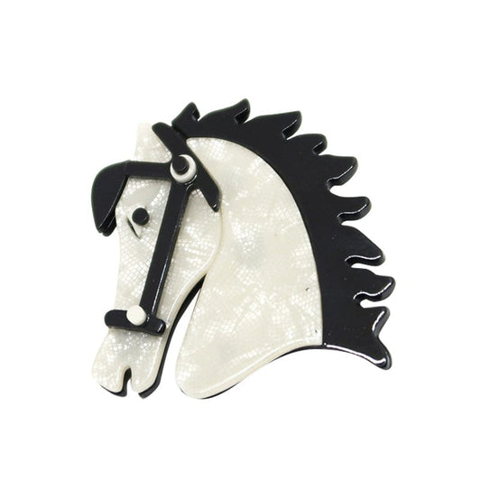 White Horse Brooch