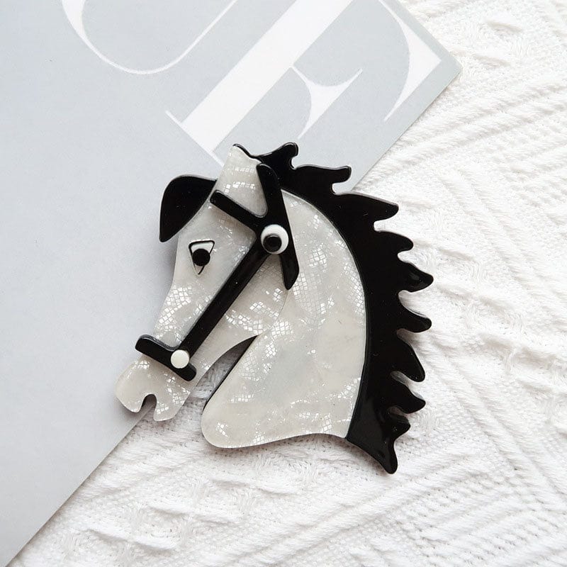 White Horse Brooch