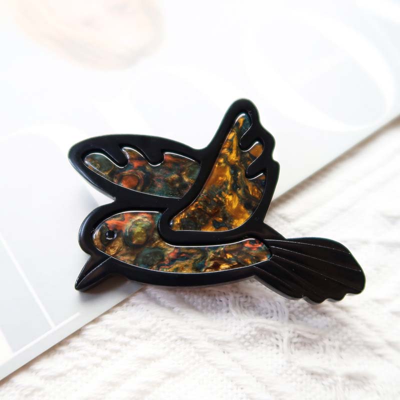 Black Bird Brooch