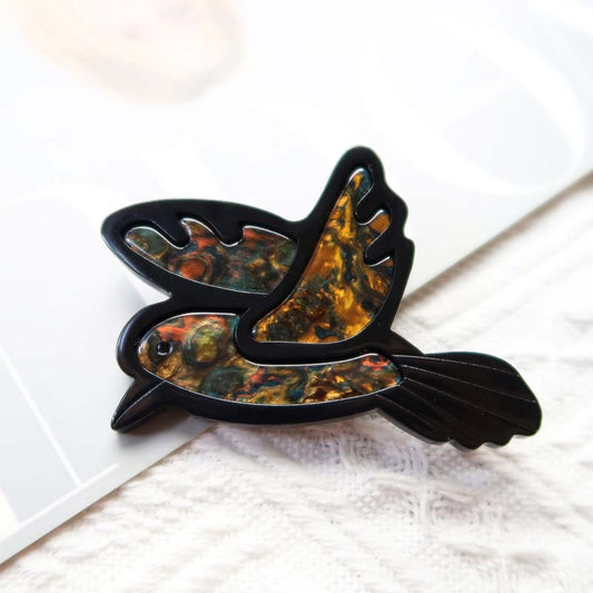 Black Bird Brooch