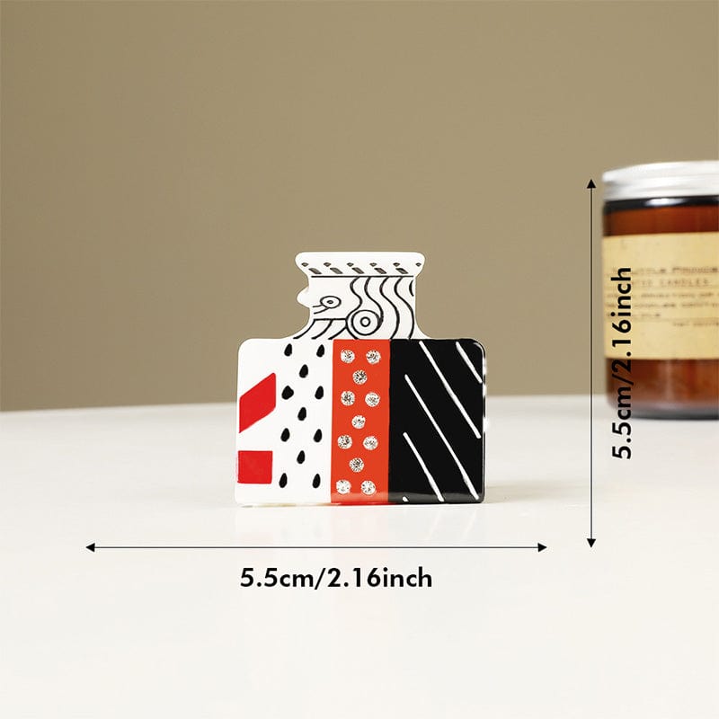 Small  Poker Card K Hair Claw