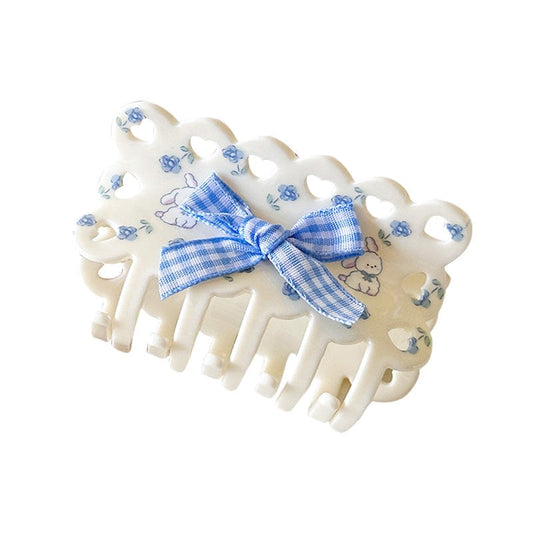 Medium Blue Square Grabber Hair Claw