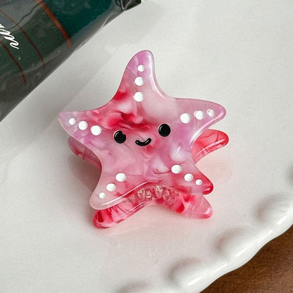 Mini Healing Vibes Starfish Hair Claw | Lemonschunks