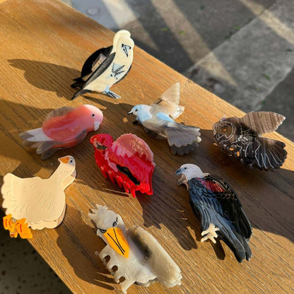 Medium Flamingo Hair Claw