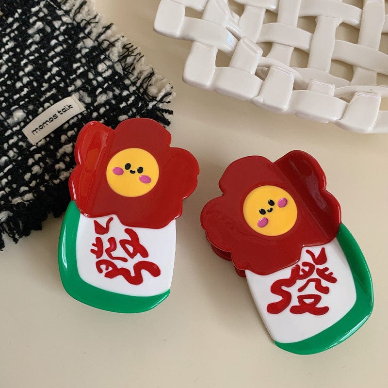 Medium Fortune Flower Hair Claw