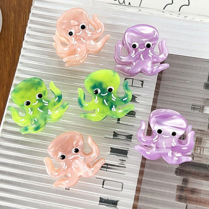 Mini Nude Pink Octopus Hair Claw | Lemonschunks
