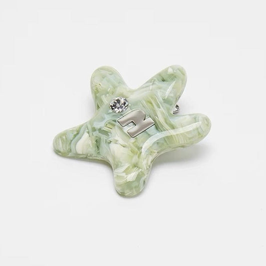 Mini Matcha Cream Starfish Side Clip