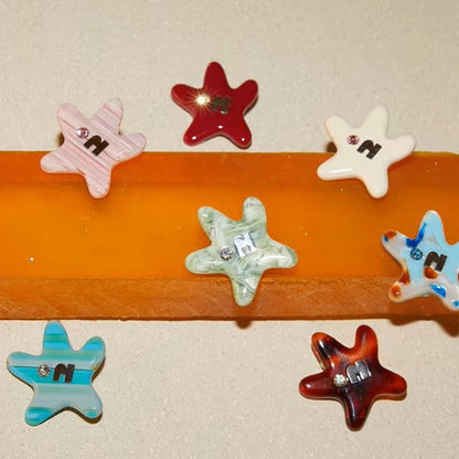 Mini Matcha Cream Starfish Side Clip