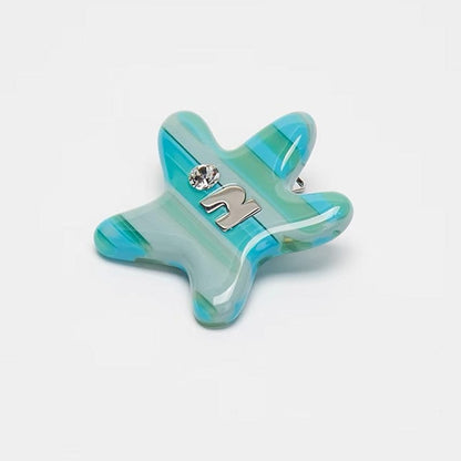 Mini Forest Salt Starfish Side Clip