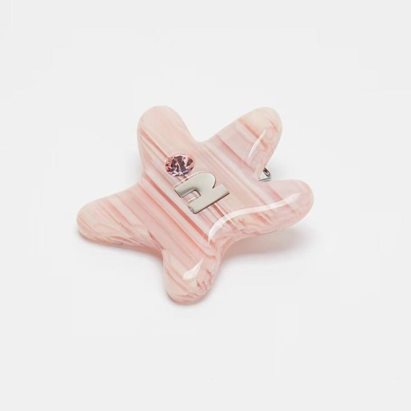 Mini Creamy Pink Starfish Side Clip
