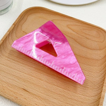 Medium  Sakura Pink Triangle Hair Claw