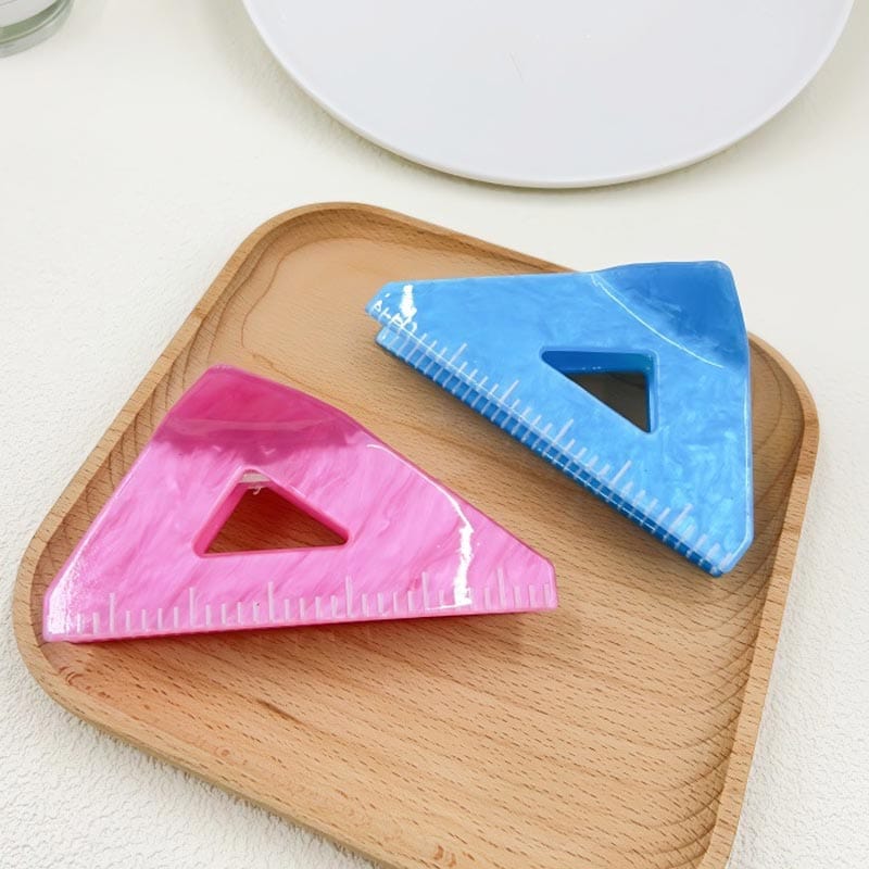 Medium  Sakura Pink Triangle Hair Claw