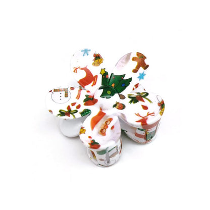 Medium Plumeria Series-Christmas Deer Hair Claw