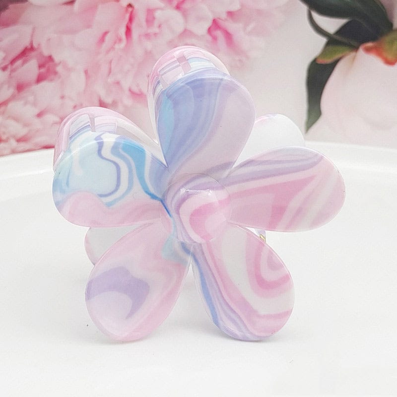 Medium  Plumeria Series-Flow Pattern Hair Claw